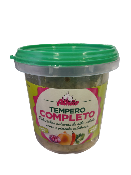 TEMPERO COMPLETO ALHÃO COM SAL 400 G