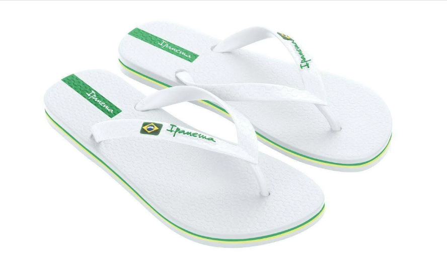 CHINELO IPANEMA BRASIL BRANCO REF.27040