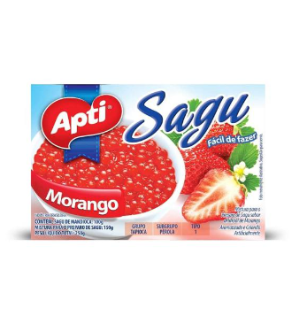 Sagu Apti Morango 250g