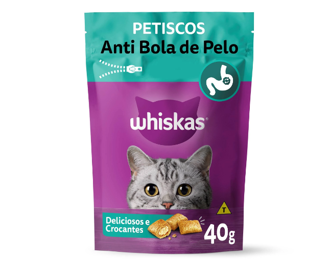 PETISCO TEMPTATIONS ANTI BOLA DE PELO GATOS ADULTOS 40G