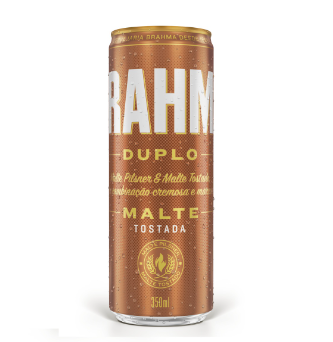 CERVEJA BRAHMA DUPLO MALTE TOSTADA 350ML