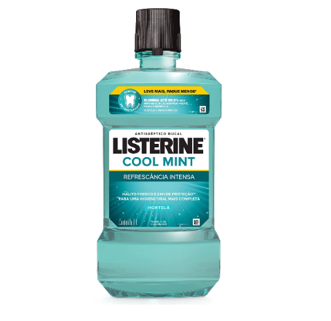 LISTERINE ANTISSÉPTICO BUCAL COOL MINT 1 LITRO