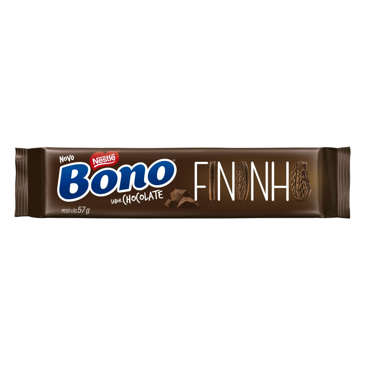 BISCOITO NESTLE BONO CHOCOLATE FININHO 57 G