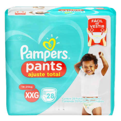 FRALDA DESCARTÁVEL PAMPERS PANTS XXG 28 UN