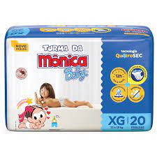 FRALDA TURMA DA MONICA BABY XG 20UND