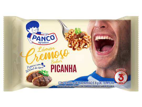 MACARRÃO INSTANATANEO PANCO CREMOSO 88G PICANHA