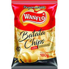 BATATA WANFLO 180g CHIPS LISA