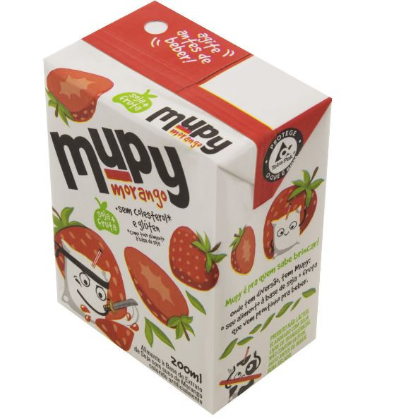 ALIMENTO SOJA MUPY MORANGO 200ML REF 4600