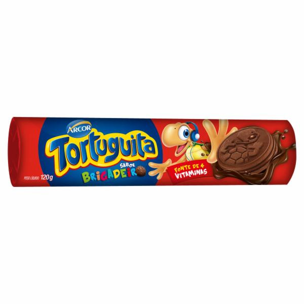 BISCOITO RECHEADO BRIGADEIRO TORTUGUITA 120G