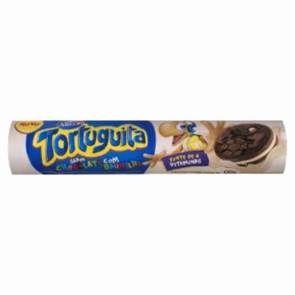 BISCOITO RECHEADO TORTUGUITA CHOCOLATE /BAUNILHA 120G