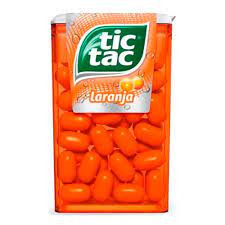 PASTILHA TIC TAC 14G LARANJA