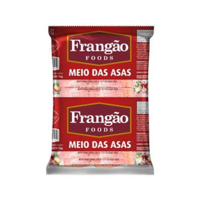 MEIO DA ASA TEMPERADA FRANGÃO FOODS PACOTE KG