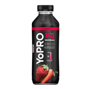 IOGURTE LIQUIDO YOPRO 15G PROTEINA MORANGO 500G