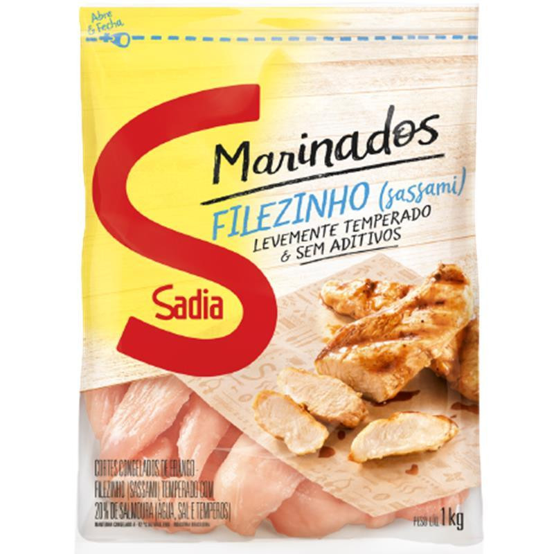 FILEZINHO FRANGO SASSAMI SADIA MARINADO 1 KG