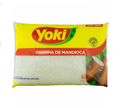 FARINHA DE MANDIOCA YOKI TIPO 1 PACOTE 1KG FINA