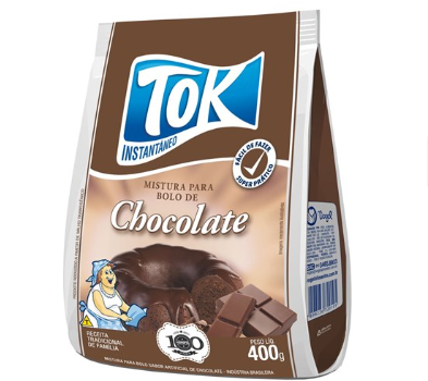 MISTURA P BOLO DE CHOCOLATE TOK MO 400G UN