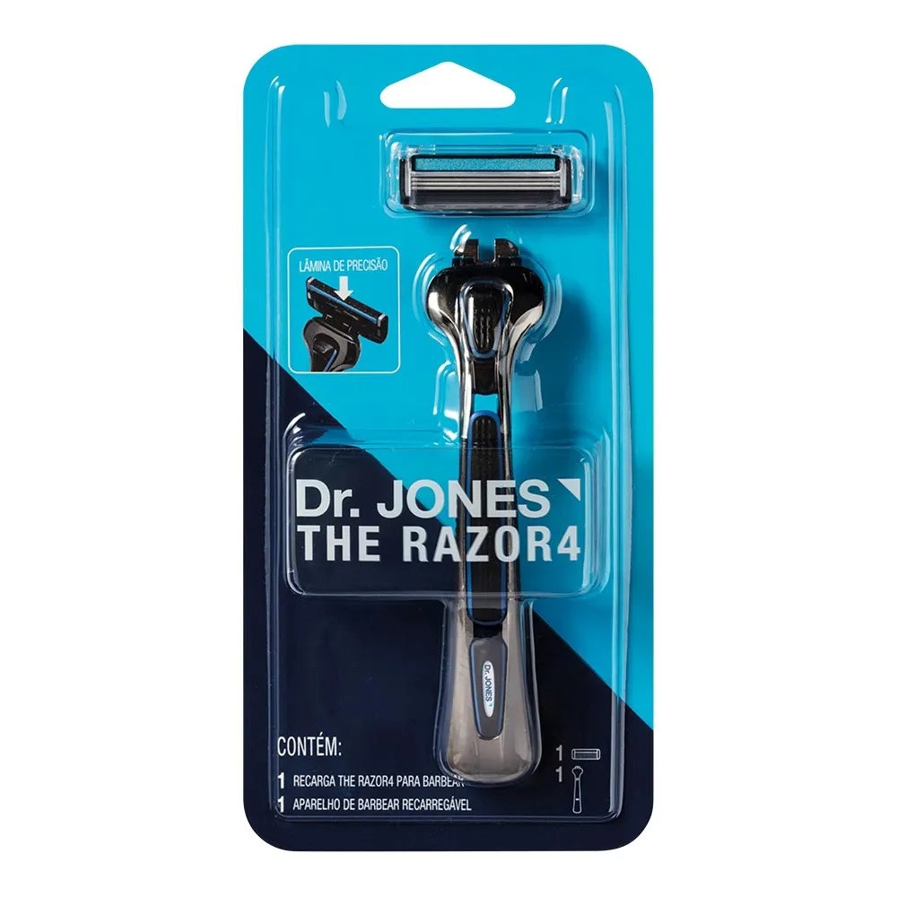 APARELHO DE BARBEAR RECARREGAVEL DR. JONES THE RAZOR4