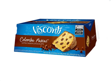 COLOMBA PASCAL VISCONTI GOTAS DE CHOCOLATE 360G
