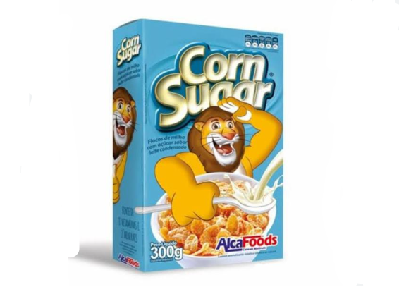 CEREAL ALCAFOODS CORN SUGAR LEITE CONDICIONADOR 300GR