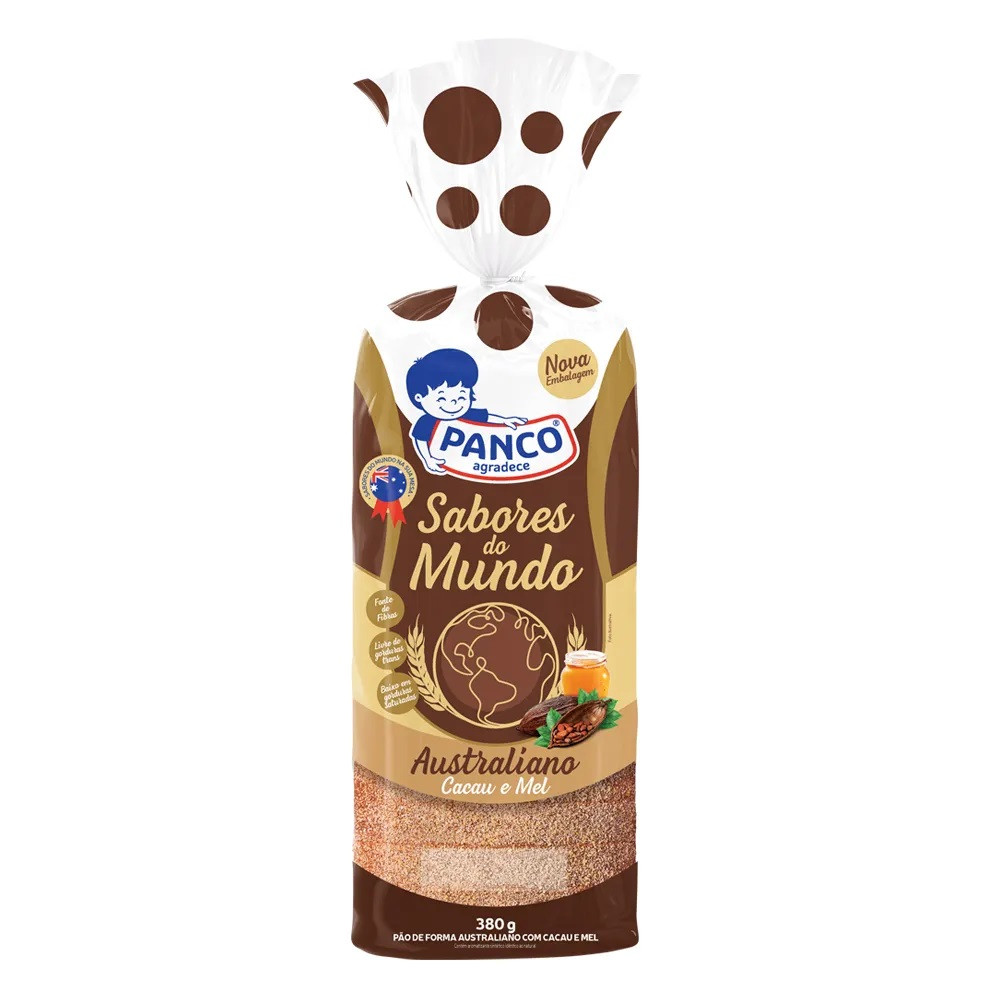 PAO FORMA PANCO SABORES MUNDO AUTRALIANO 380G