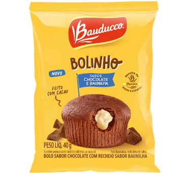 BOLINHO CHOCOLATE COM BAUNILHA BAUDUCCO 40G