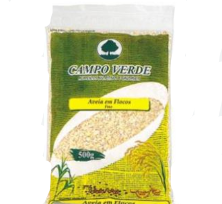 FLOCOS AVEIA CAMPO VERDE 500G