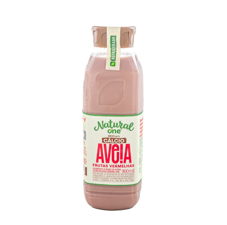 BEBIDA A BASE DE AVEIA NATURAL ONE FRUTAS VERMELHAS 900 ML