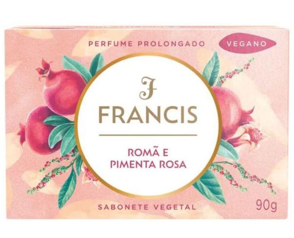 SABONETE FRANCIS CLASSICO CX 90GR ROMÃ E PIMENTA ROSA