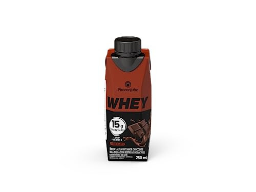 BEBIDA LACTEA PIRACANJUBA WHEY CHOCOLATE 250ML