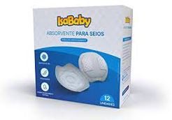 ABSORVENTE ISABABY P SEIOS C 12 - REF 8923