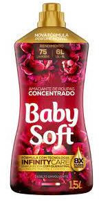 AMACIANTE BABY SOFT CONCENTRADO PUREZA 1,5L