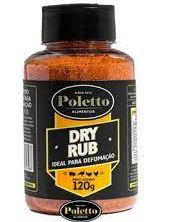 TEMPERO POLETTO DRY RUB 120G POTE