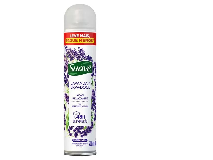 DESODORANTE SUAVE LAVANDA E ERVA DOCE RELAXANTE 200 ML