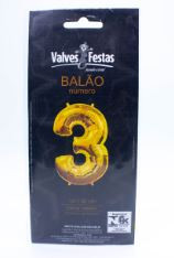 BALAO FESTLAR METAL.DOURADO N3