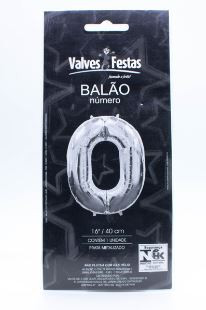 BALAO VALVES METALIZADO PRATA NÂº0