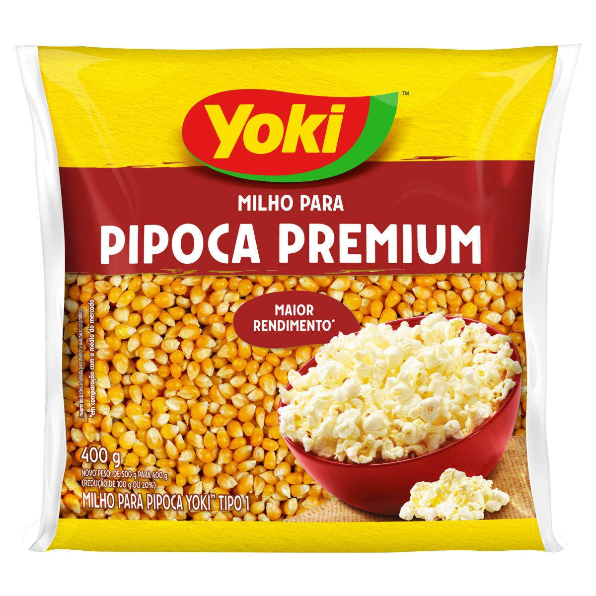 MILHO PIPOCA YOKI PREMIUM 400GR