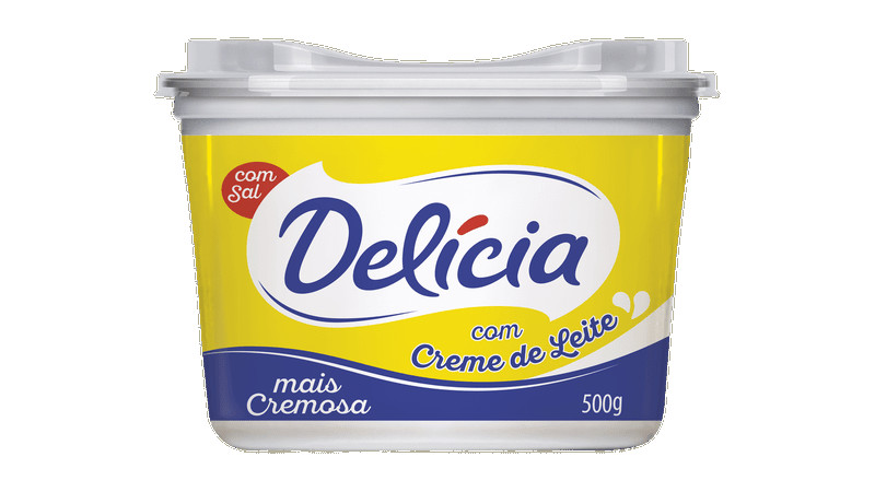 MARGARINA DELICIA COM SAL 500G