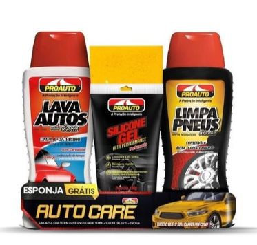 KIT PROAUTO AUTO CARE (4 ITENS)