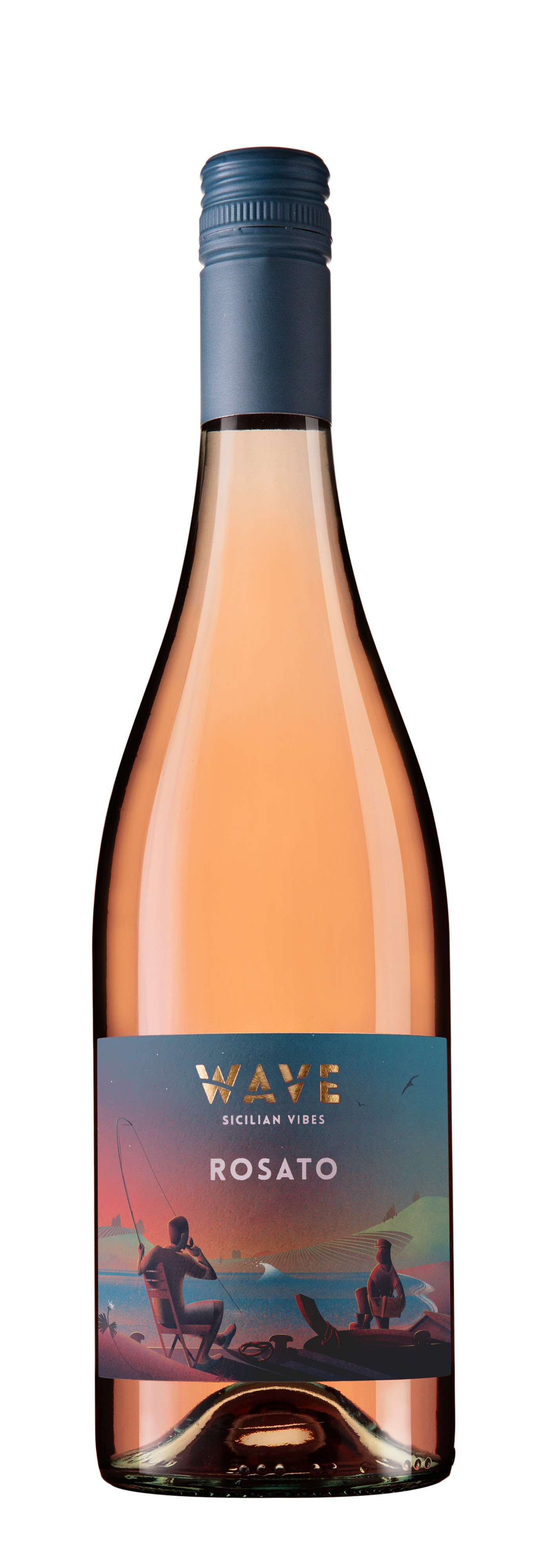 VINHO ITALIANO SETTESOLI WAVE ROSE MEIO SECO 750 ML