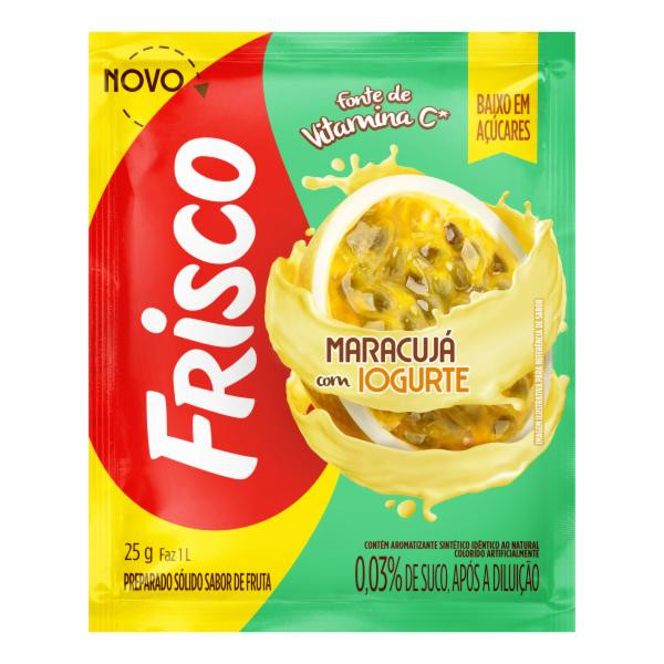 REFRESCO EM PO FRISCO 18g MARAC C/ IOGURT