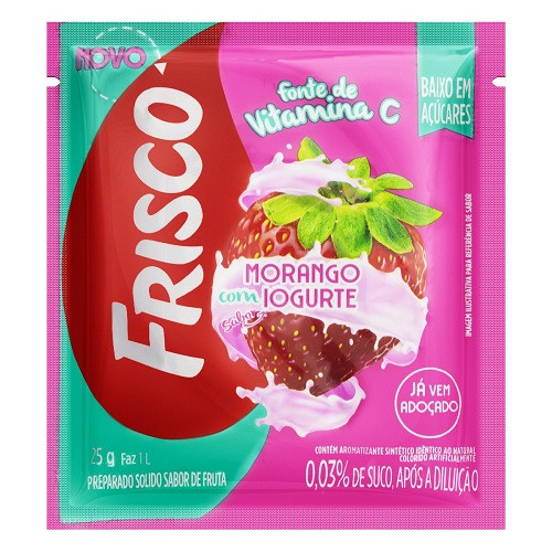 REFRESCO EM PO FRISCO 18g MOR IOGURTE