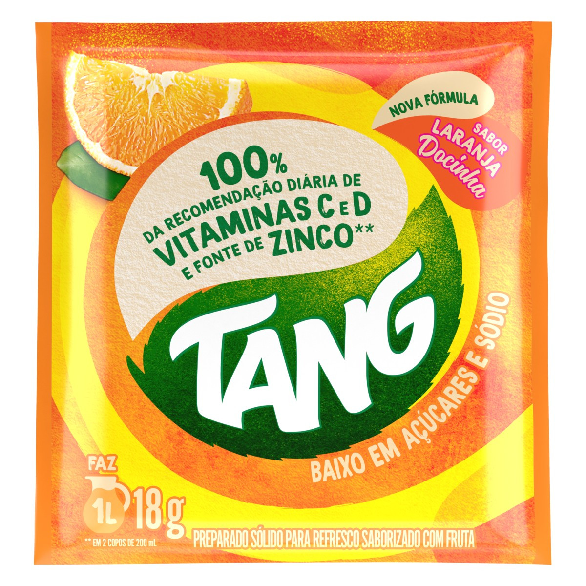 REFRESCO TANG LARANJA DOCINHA 18GR