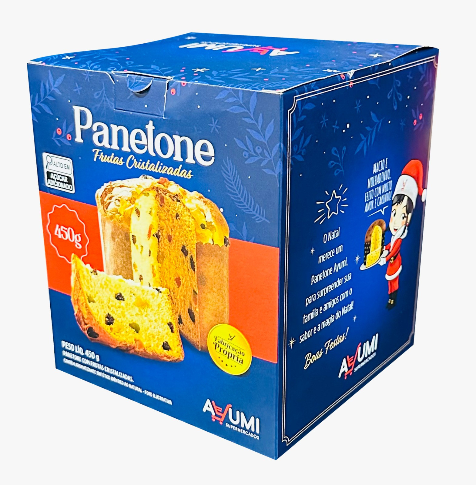 PANETTONE AYUMI CX 450G FRUTAS