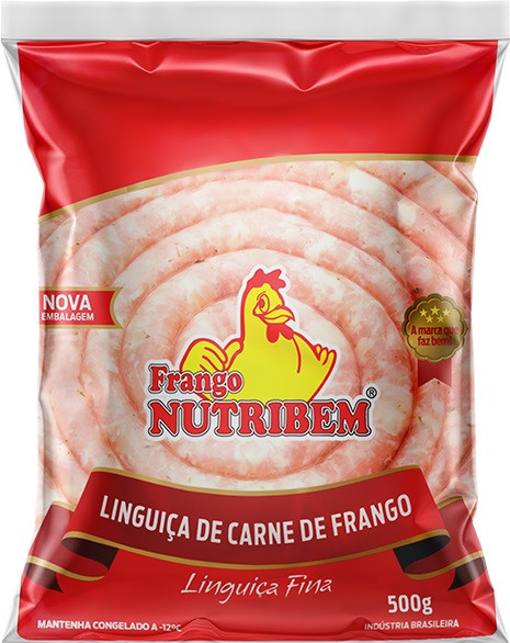 LINGUICA NUTRIBEM FRANGO FINA 500G