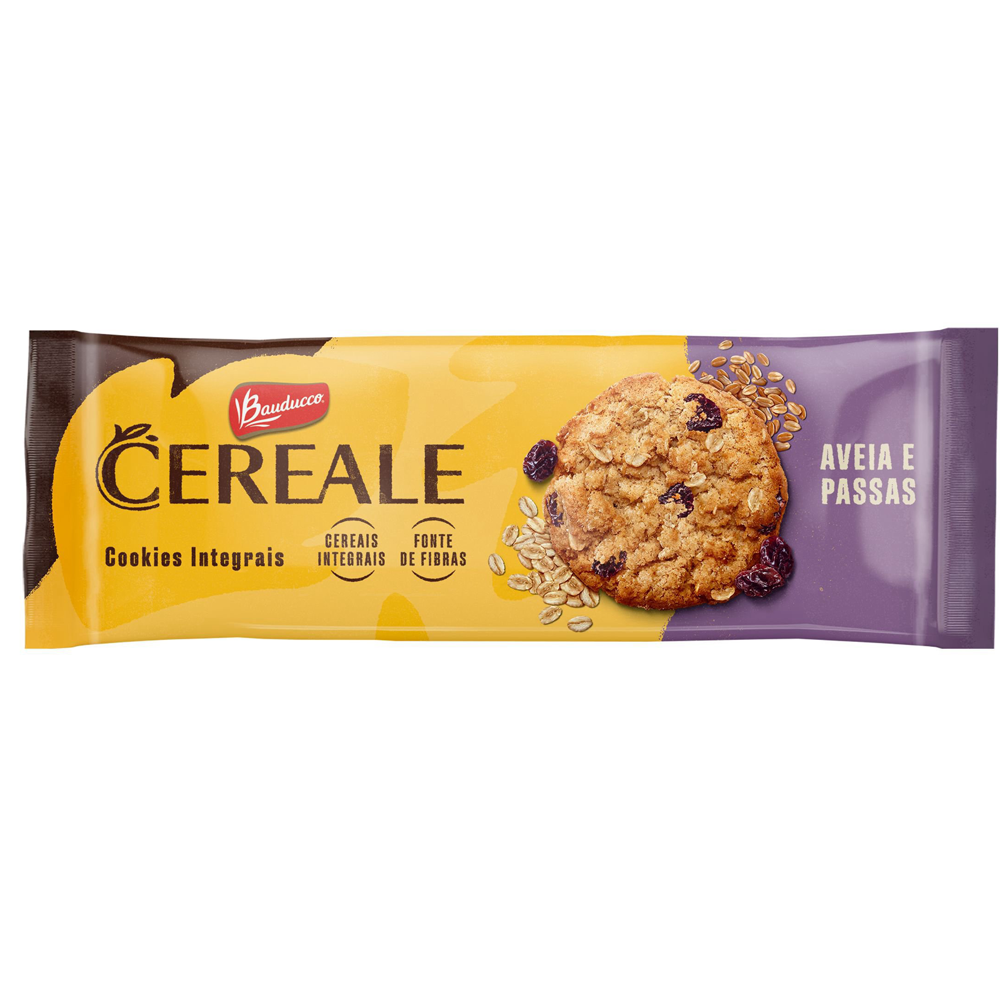 COOKIES AVEIA E PASSAS 80G BAUDUCCO