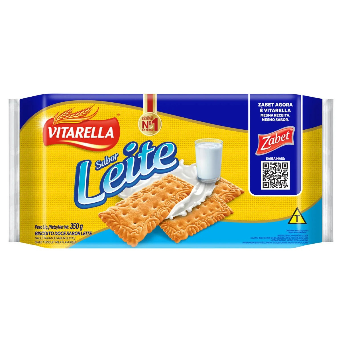 BISCOITO VITARELLA LEITE 350 G