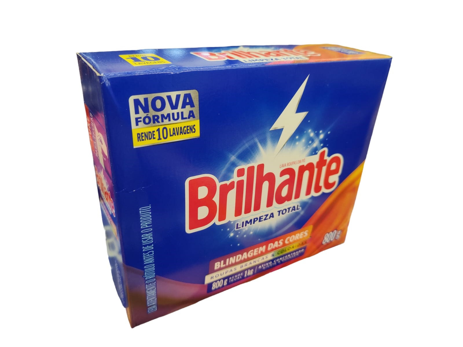 LAVA ROUPAS PO BRILHANTE LIMP 800G CAIXA