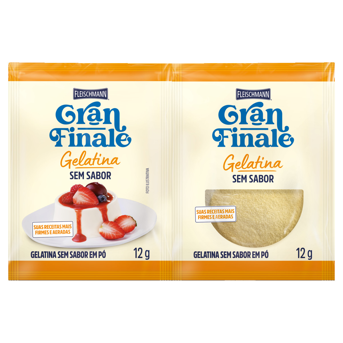 GELATINA GRAN FINALE SEM SABOR 24G