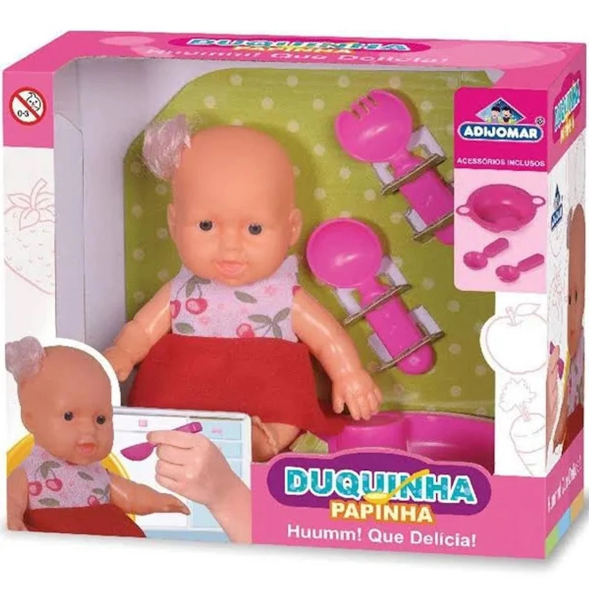 BRINQUEDO BONECA DUQUINHA PAPINHA