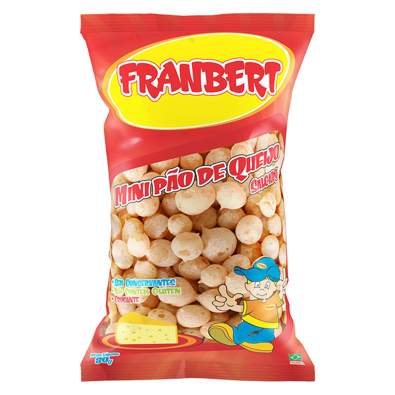 MINI PÃO DE QUEIJO FRANBERT 100 GR